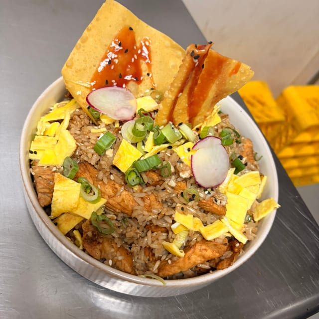 Chaufa Mixto / Mixed Peruvian Style Fried Rice.