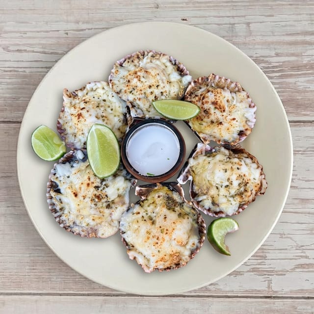 Conchitas a la Parmesana.